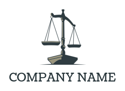 create a law firm logo vintage scale for attorneys and law firms