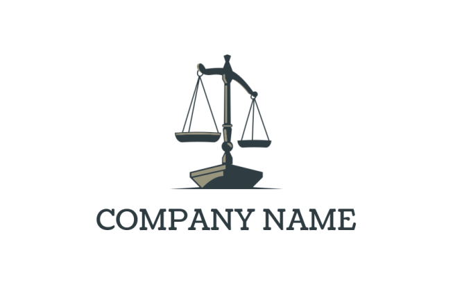 create a law firm logo vintage scale for attorneys and law firms