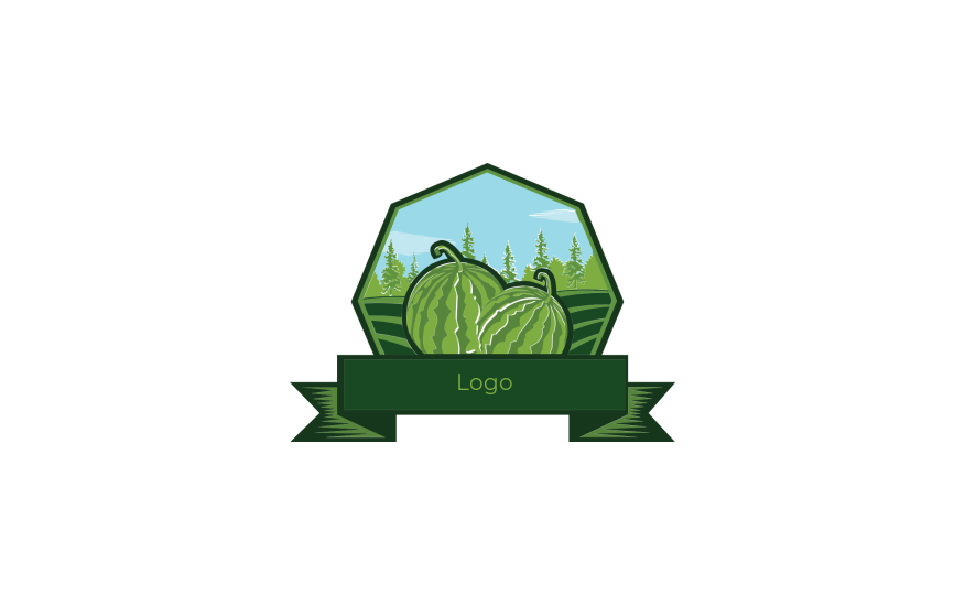 generate a food watermelon farm illustration -design.net