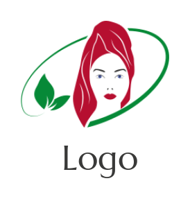 spa logo woman in shower spa towel