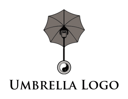 photography logo umbrella yin ang in lens