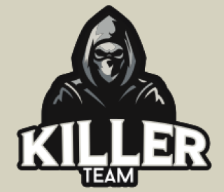games logo template ninja mascot