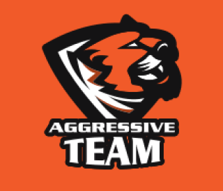 animal mascot logo tiger face in shield