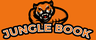 animal logo angry tiger mascot with football