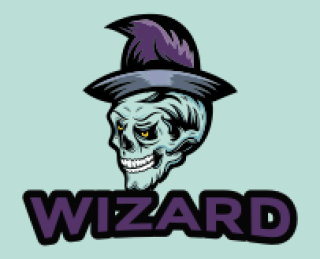 games logo skull mascot with hat 