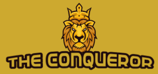 mascot logo lion head with crown