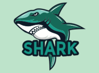 animal logo online angry megalodon