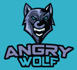 animal logo maker angry wolf head mascot