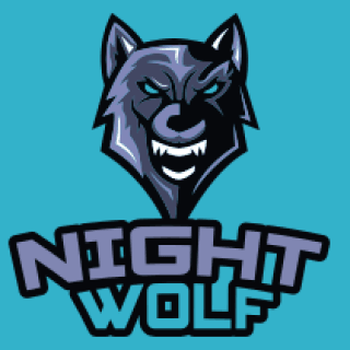 animal logo maker angry wolf head mascot