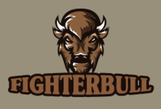 games logo bison head mascot