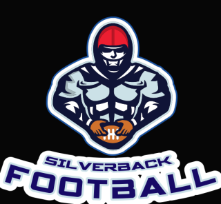 sports logo football player with helmet mascot