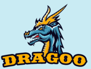 animal logo maker angry dragon mascot