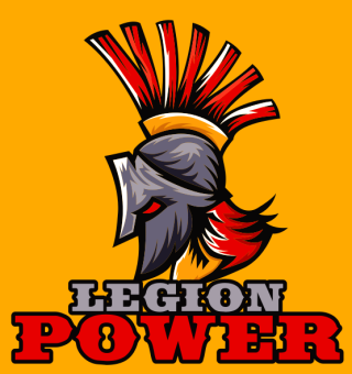 spartan helmet with feathers and hairs mascot