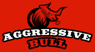 sports logo maker angry bull mascot