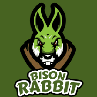 pet logo symbol angry rabbit mascot