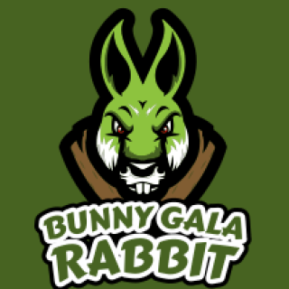 pet logo symbol angry rabbit mascot