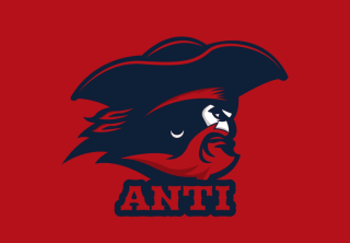 pirate logo mascot with beard and hat