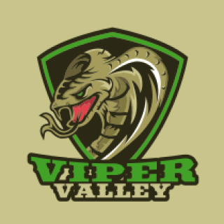 animal logo mascot cobra in shield