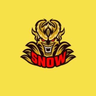 games logo icon laughing demon mascot