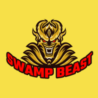 games logo icon laughing demon mascot