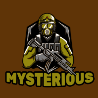 games logo online soldier with gun in shield