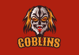 games logo maker killer clown mascot laughing