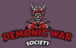 games logo maker horrible devil mascot