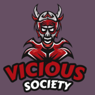 games logo maker horrible devil mascot