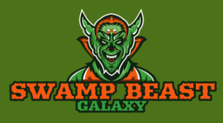 games logo icon smiling goblin face mascot