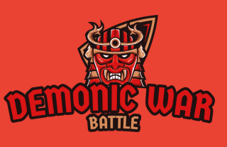 games logo maker samurai warrior mascot