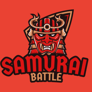 games logo maker samurai warrior mascot