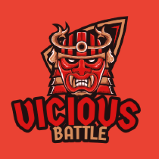 games logo maker samurai warrior mascot
