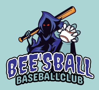 phantom holding baseball in one hand and bat in another mascot