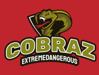 games logo template angry cobra mascot