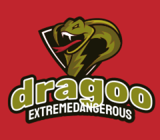 games logo template angry cobra mascot