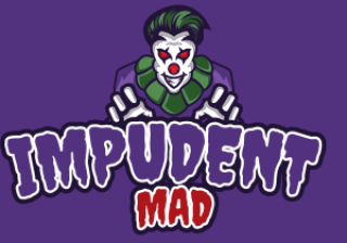 games logo mascot joker with naughty face