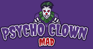 games logo mascot joker with naughty face