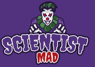 games logo mascot joker with naughty face