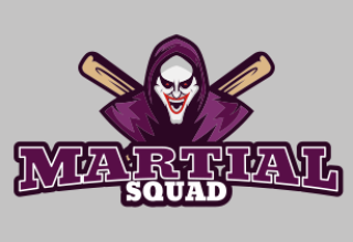 sports mascot logo maker joker wearing hoodie