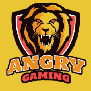 animal mascot logo angry lion face in shield