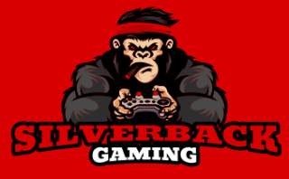 mascot logo gorilla with video game controller