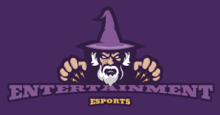 mascot logo wizard with pointed hat