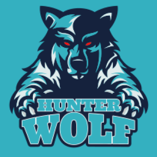 mascot logo maker wolf with claws