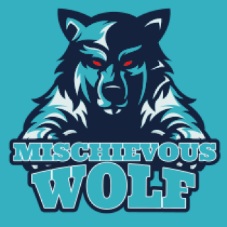 mascot logo maker wolf with claws