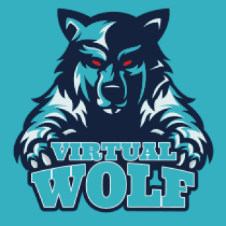 mascot logo maker wolf with claws