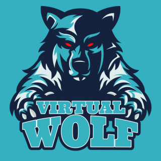 mascot logo maker wolf with claws