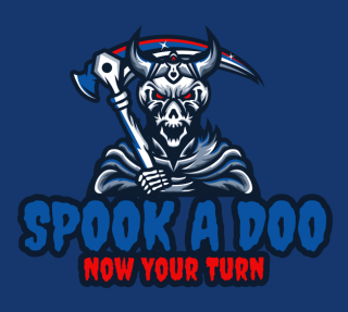 mascot logo grim reaper with scythe