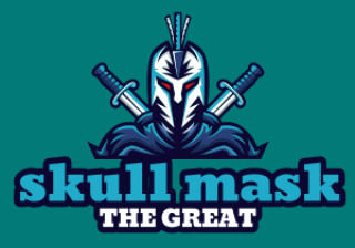 make a games logo spartan with sword mascot
