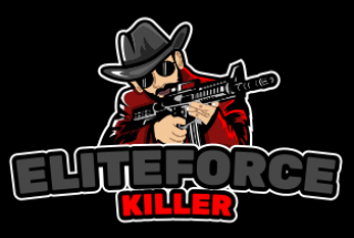 games logo icon man with cowboy hat and gun