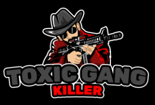 games logo icon man with cowboy hat and gun
